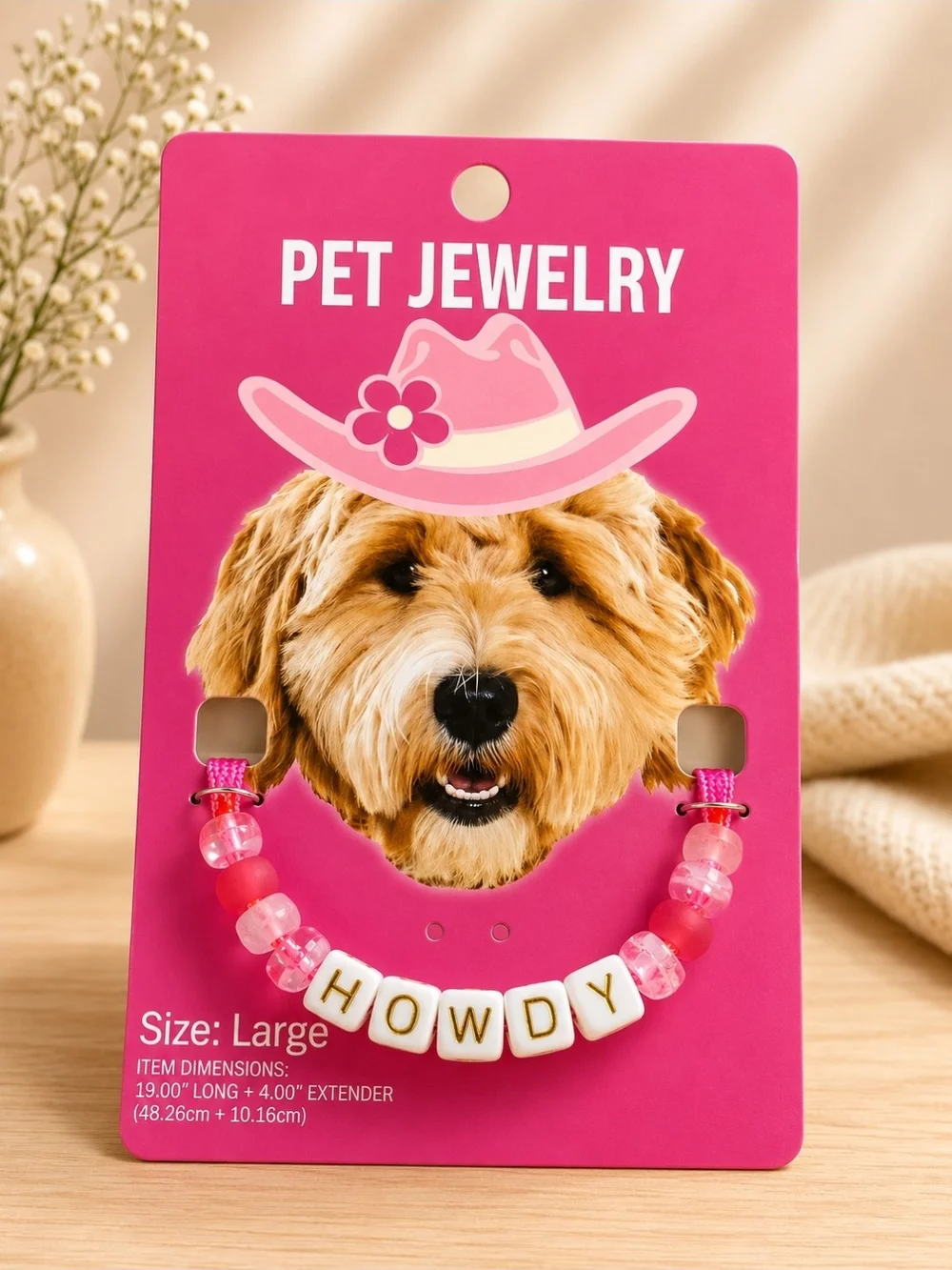 Pet Necklace - Pink